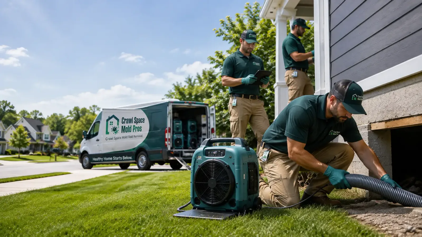 Crawl Space Mold Removal in Freeland, MD